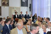 Podziękowania były kierowane do maturzystów uczestników zajęć w ramach Uniwersytetu Śląskiego Maturzystów.